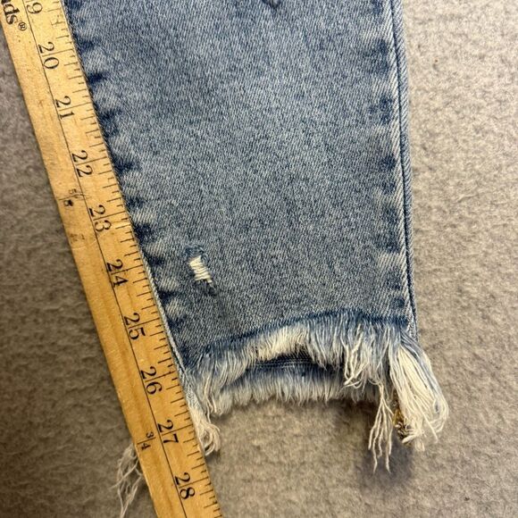 Judy Blue Teens Juniors Size 15W 32L Skinny Fit Distressed Light Wash Jeans - Picture 6 of 9